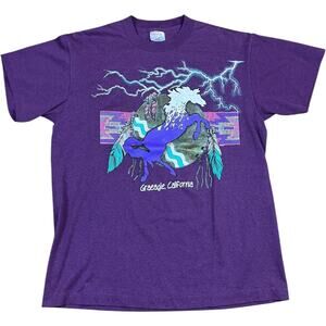 Graeagle California Horse Lightning 90s Vintage T-shirt